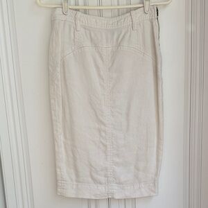 Diane Von Furstenberg white Pencil Skirt